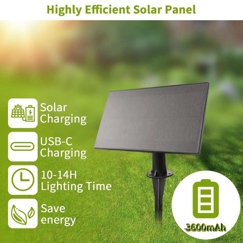 Solar Outdoor String Lights 50 Feet With 26 Edison G40 Bulbs IP65 Waterproof Patio Lights solar panel with USB port