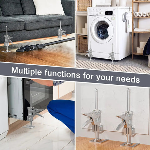 Upgrade Your Workspace Game With This 2 Pack Labor Saving Arm Jack Set, metal jacks lifting furniture for various uses.