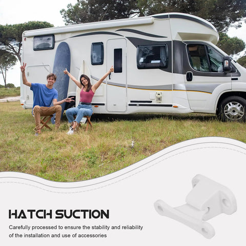 Stylish Universal Nylon RV Door Catch With Fixed Hook For Easy Setup And Secure Hold Inside Your Camper Or Motorhome Adds Sleek Modern Upgrade in outdoor setting.