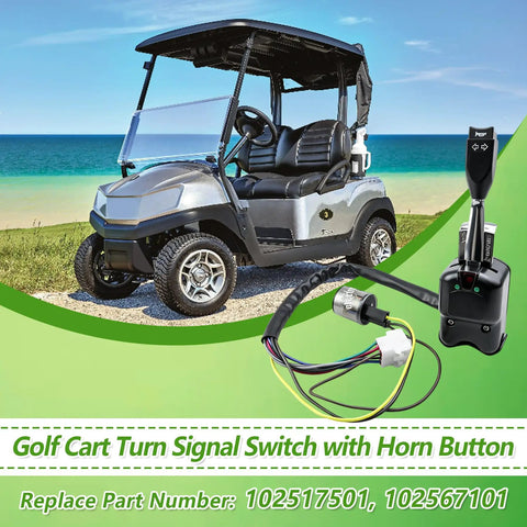 Golf Cart Turn Signal Switch With Horn Button Compatible With Club Car Precedent Tempo Carryall Turf Onward 2004 2026