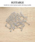 50 Pcs Compression Springs Assortment Kit For High Grade Stainless Steel Pen Refills, Tiny Mechanical Repairs, Diy Office Projects And School Writing Tools With Perfect Tension For Smooth Ink Flow And Zero Jamming. assorted 0.4mm x 18mm stainless steel pen springs on wood