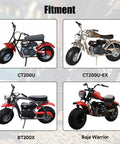 Mini bikes fit for 420 Chain With Mini Bike Chain Breaker Replacement For Coleman CT200U BT200X CT200U-EX Baja Warrior