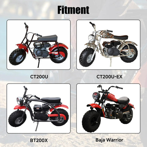 Mini bikes fit for 420 Chain With Mini Bike Chain Breaker Replacement For Coleman CT200U BT200X CT200U-EX Baja Warrior