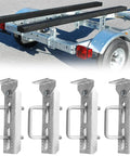 Heavy Duty Galvanized Boat Trailer Bunk Brackets With Swivel Top For Universal Fit On Various Crossmember Sizes Marine Trailers