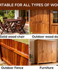 Ditch The Primer Routine And Grab This Water Based Wood Stain Plus Wood Sealer Fast Drying Low Odor Non Toxic Blend leaves a rich teak finish on various wooden items.