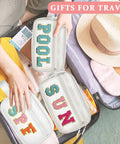 Clear Sunscreen Bag For Beach Days And Travel Waterproof Toiletry Organizer Pouch For Women Teens And Family Poolside Essentials Easy Access Sunscreen Storage Beach Vacation Must Have in suitcase