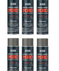 Pro-Grade High Solids Spray Paint For Stainless Steel, 16 Oz Cans, 6 Pack, 96 Oz Total, Bulk Value Pack, Heavy Duty Metal Coating For MRO Pros With Twice The Coverage And Durable Metallic Finish, six cans