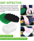 All In One Pond Filter Maintenance Kit For Outdoor Ponds 600 To 900 Gallons, 3 Stage Filtration With Foam Filter Pads And Polymer Wool