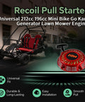 Pull Starter Kit For Predator 212cc And 196cc Engine And Honda GX160 GX200 For Coleman CT200U BT200X Mini Bike Go Kart