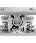 Heavy Duty Double Roller Door Catch With Spring Loaded Stop Release Clamp Lock For Barn Doors Cabinets And Other Doors, zinc alloy