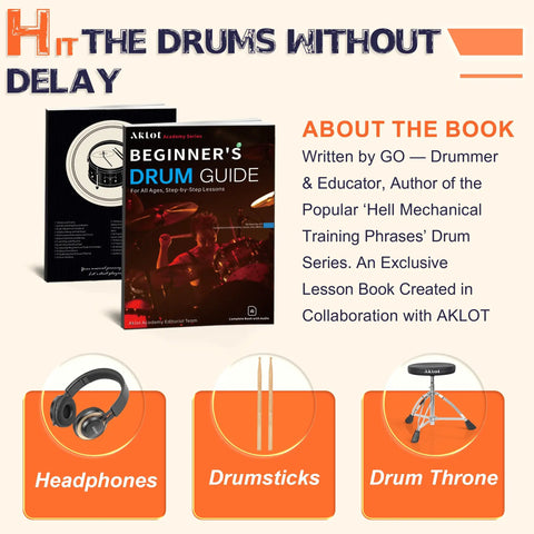 Multi Zone Electronic Drum Set With Four Dual Trigger Quiet Mesh Pads 360 Sounds 10 User Kits Cymbals headphones throne guide