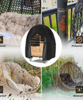 Waterproof Double Egg Chair Cover For Outdoor Furniture 420D Durable Patio Hanging Swing Chair Cover Fits Up To 90 Inches