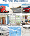 Automotive door weather stripping; 20ft rubber edge trim seal for cars, trucks, RVs, and boats.