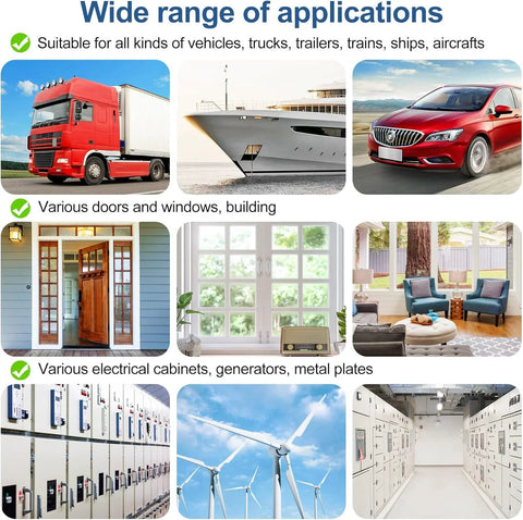 Automotive door weather stripping; 20ft rubber edge trim seal for cars, trucks, RVs, and boats.