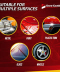 Wheel Armor Nano Ceramic Coating Spray For Wheels Metal Paint Plastic Glass Repels Water Dirt Debris And Oils For Ultra Durable Shine And Beast Mode Protection Made In USA for metal, paint, plastic trim, glass, and wheels