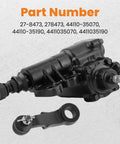 Solid Swap Direct Replacement Power Steering Gearbox For Toyota 4Runner And Pickup Trucks 1989 To 1991 showing part numbers and details.