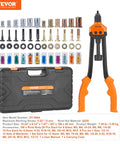 Straight Up 16 Inch Rivet Nut Tool Kit With 186 Rivnuts And 13 Sae Mandrels Quick Release Knuckle Puller for metal fabrication.