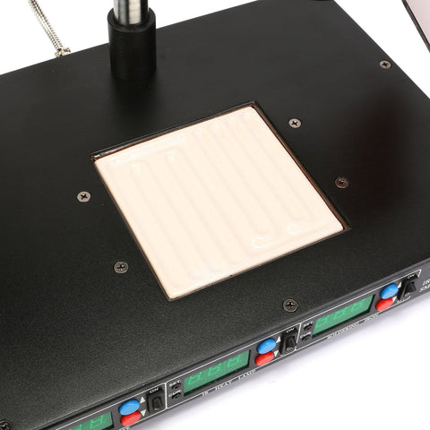 Top view of Infrared BGA Rework Station With Three Focus Lenses And Independent Focus Control And 650W Power showcasing 120x120mm work area