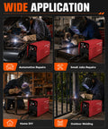 132A 110V Arc Welder With IGBT Inverter Hot Start Arc Force Anti Stick Portable Mini Welder used for automotive and outdoor welding