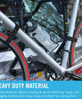 Bulk Pack Reusable Cable Straps With Buckles 8In 12In 18In Cinch Ties securing bike frame on car rack