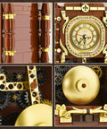 Retro Clock Building Kit For Adults With Rotating Gears And Old School Vibe Pendulum For Home Decor 751 Piece Mechanical Set