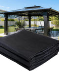 Ultrafine 10x13Ft Patio Bug Netting, Heavy Duty UV Resistant Mesh Made From Nanocomposite PP, Outdoor Screen For Garden Gazebo Balcony