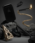 Survival Fire Starter Kit With All In One Ferro Rod Striker Tinder Wick And Bellows Waterproof Camping Gear displayed with components