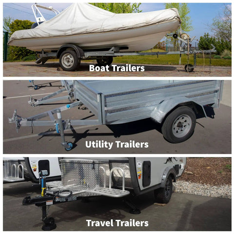Donut RV Wheel Dock And Leveling Aid For Tongue Jacks, Stabilizer Blocks That Prevent Shifting And Sinking with utility trailer