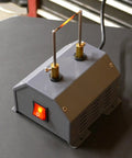 Electric Rope Cutter Hot Knife 30W with 932 Degrees Fahrenheit Rapid Heat Blade in a workshop setting.