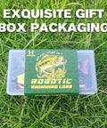 Go To Auto Swimming Lure 3.9 Inch USB Rechargeable LED Swimbait With Four Jointed Segments Realistic Shad Pattern in gift box
