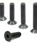 M4 X 10mm Flat Head Socket Cap Screws DIN 7991 Alloy Steel Black Oxide Countersunk Coarse Thread 0.70 Pitch 50 Pack Built Tough