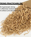 2Lb Crinkle Cut Paper Shred Filler For Gift Baskets And Packaging spilling from box on white background