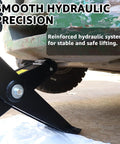 Heavy Duty Forklift Service Jack With 4 Ton Capacity 8000 Lb Low Profile Hydraulic Floor Jack lifting under vehicle