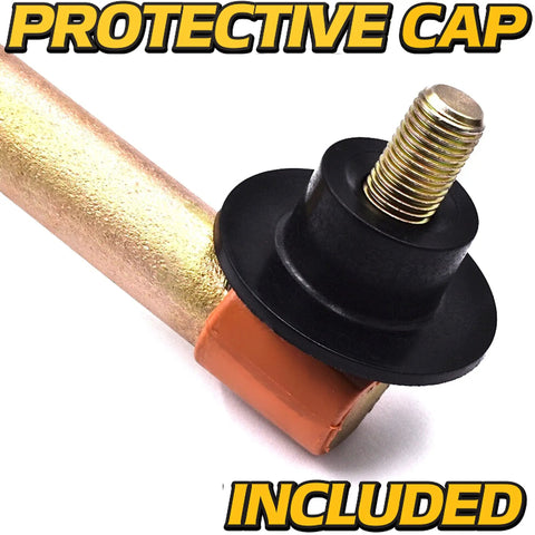 Adjustable LH RH Steering Drag Link Set Fits 436884 436885 532436884 532436885 583513301 583513401 for lawn tractors, steel cap detail
