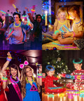 Lit Ultra Bright Glow Sticks Bulk 50 Pack for Parties used in various celebrations by children and adults at night.
