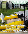 MKP-34 Prop Nut Kit For Minn Kota Trolling Motors Shear Pin 1865019 Fits MKP-33 MKP-38 Propellers shown on yellow trolling motor