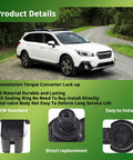 Subaru Torque Converter Clutch Lock Up Solenoid 3.2 To 3.7 Ohm Replacement For Lineartronic CVT TR580 TR690 Outback Impreza Legacy Forester Replaces 926-408 31825AA050 31825AA051 31825AA052, black valve body close-up