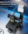 No Fuss Starter Frequency Division Multiplexing 3D Printer For Beginners with USB and memory card printing options