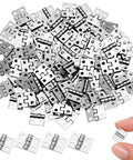 Small Copper Hinges Set 100 Pieces For Jewelry Boxes Dollhouses And Wooden Cabinets 10 By 8 Millimeter Miniature Folding Butt Hinges Durable Silver Finish Great For DIY Crafting Projects