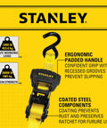 Heavy Duty 1 Inch By 14 Foot Ratchet Tie Down Straps With 3,000 Pound Break Strength And 1,000 Pound Safe Working Load