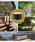 Top Shelf 400FT 1/8 Inch Black Stainless Steel Cable For Railing Systems Heavy Duty 7X7 Wire Rope for decking and gardening.