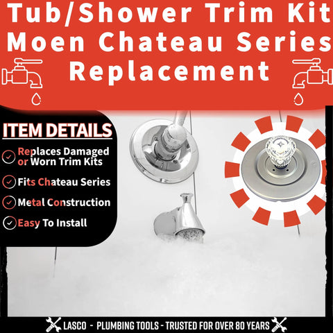 Moen Chateau Satin Nickel Shower Trim Kit With Tub And Shower Valve installation details and features