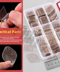 420 Piece Mica Insulator Sheet Assortment Kit for TO 220 TO 3P TO 3P11 TO 3PL and TO 3 with holes and without holes, five sizes