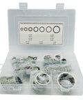 Oil Washer And Gasket Kit 160Pcs With Seven Sizes Dowty Self Centered Bonded Seal Washers In Plastic Box for automotive use