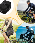 Under Seat Bike Bag Waterproof Ride Ready Saddle Pouch With Secure Straps And Multiple Storage Compartments For Cyclists