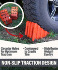 Beefy Wheel Chocks 2 Pack Non Slip Solid Polypropylene Prevent Rolling On Slopes For RVs Trailers Campers Trucks And Boats