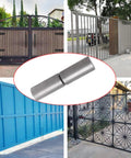 Four weld-on barrel hinges for metal gates; heavy-duty steel, 4⅛ x 1 in, 1/2 in pin with ball bearing