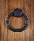 2-Inch Black Wrought Iron Cabinet Handles And Drawer Pulls Antique Style With Mounting Hardware For Kitchen Cabinets And Furniture