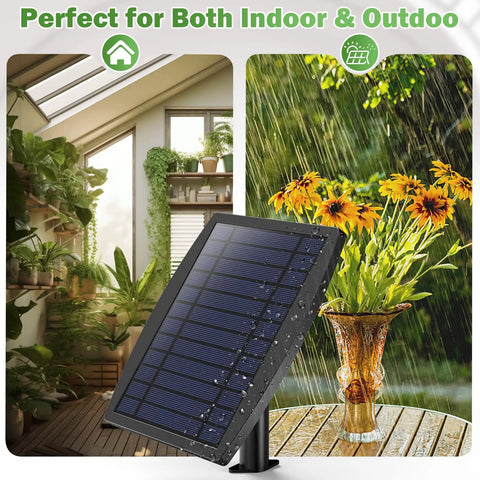 Solar Garden Irrigation System With Fifty Days Standby Time Auto Watering For Twenty To Thirty Pots Anti Siphon Feature