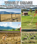 Fence Stretcher Bar Puller Kit 19.7ft Chain in use on farms and ranches, demonstrating wide usage with cattle and fences.